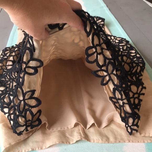 Lela Rose Neiman Marcus Target Guipure Cotton Silk Sleeveless Floral Lace Top - Picture 5 of 10